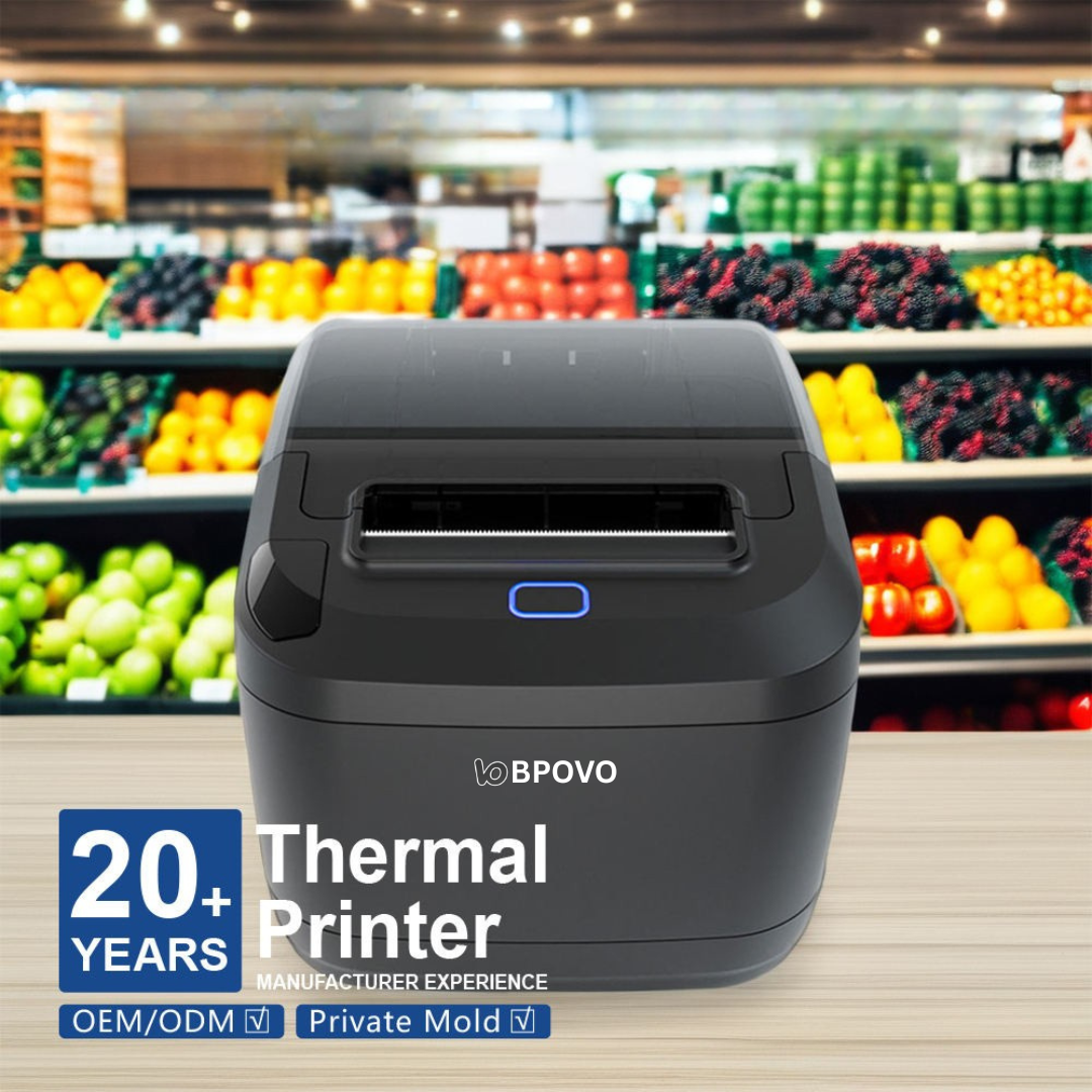 Receipt & Label Printer Thermal 3-inch Dual Purpose BPOVO BO-310 - Image 2