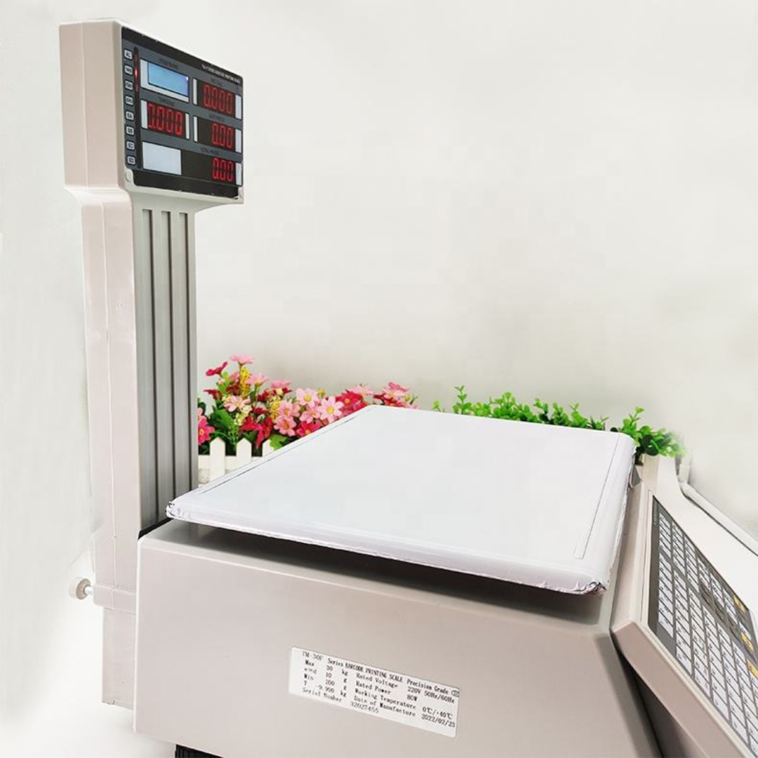 Scale 15kg LED Display Stainless Steel Pan 24 Keys BPOVO TM-30F - Image 3