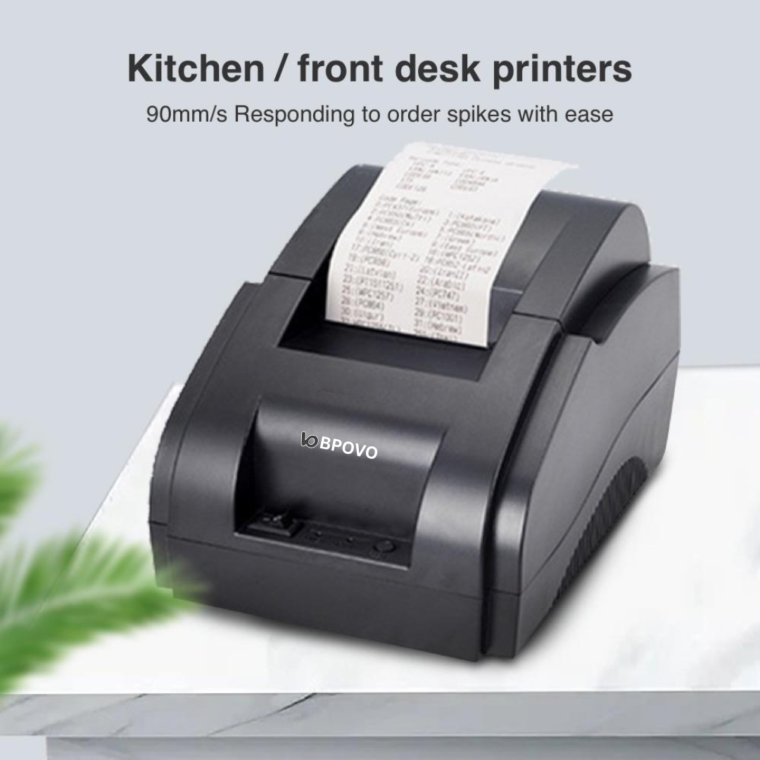 Kitchen Printer Thermal 2-inch 58mm USB/BT BPOVO BO-58Ⅳ - Image 7