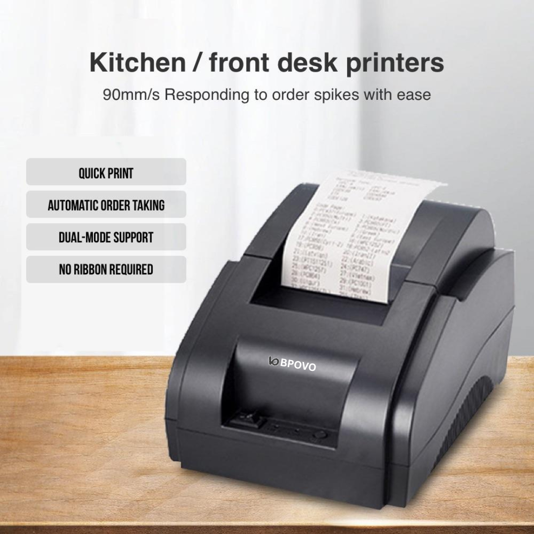 Kitchen Printer Thermal 2-inch 58mm USB/BT BPOVO BO-58Ⅳ - Image 5