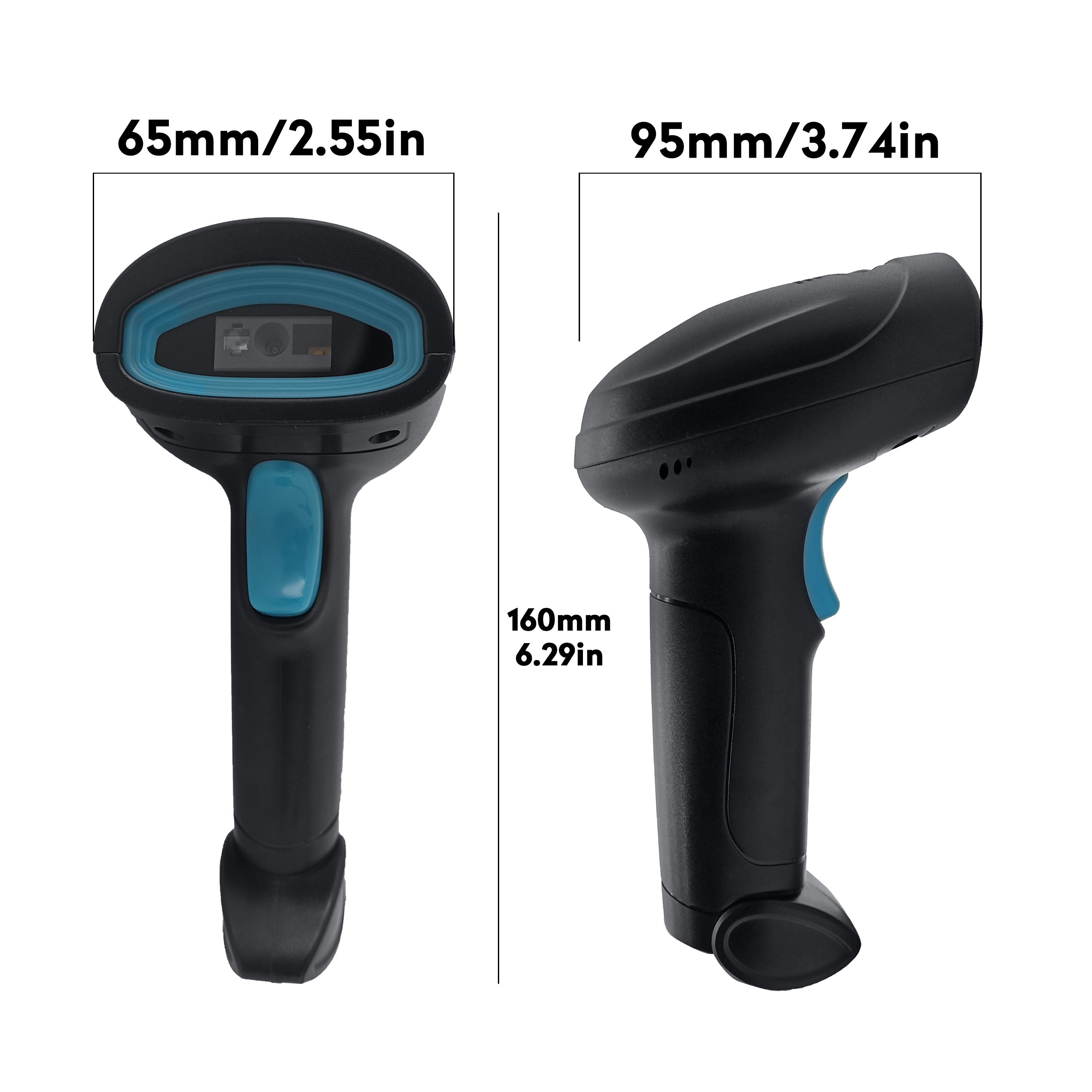 Barcode Scanner 2D Wired Handheld USB BPOVO BO-U2 - Image 2