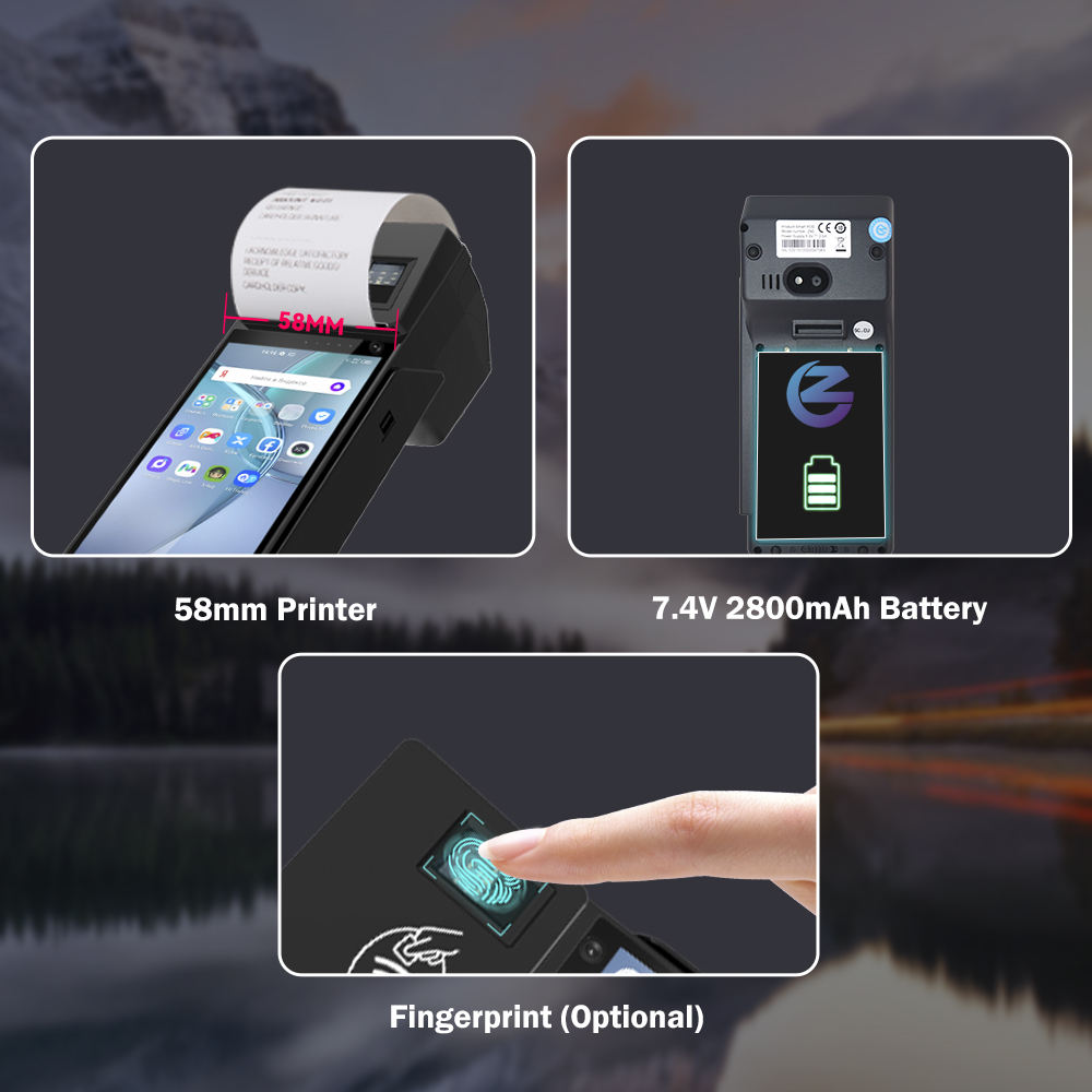 POS Mobile Terminal NFC Android 12.0 5G Printer 2D Scan BPOVO BO-Z90 - Image 3