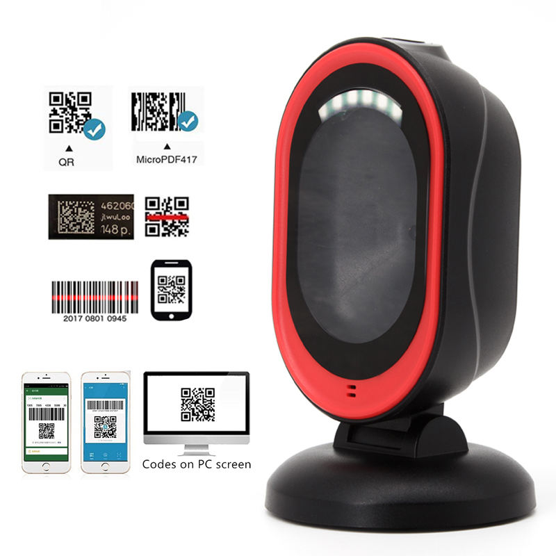 Barcode Scanner 2D QR Desktop USB BPOVO BO-X30-1000A - Image 6