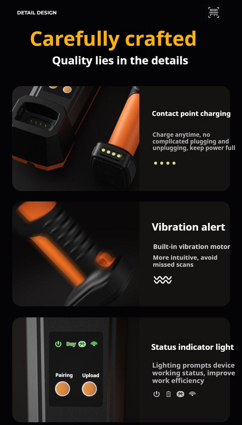 Barcode Scanner (Million) 2D QR Handheld Wireless USB Bluetooth BPOVO BO-Y1-L - Image 10